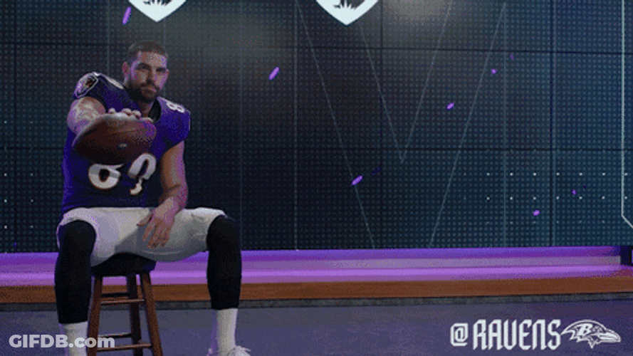 Baltimore Ravens Mark Andrews Posing GIF