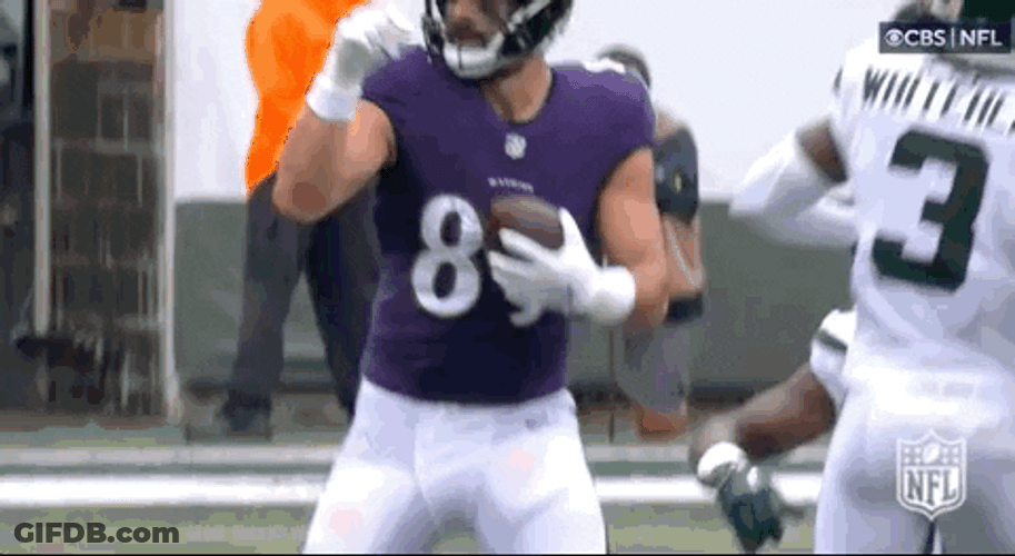 Baltimore Ravens Mark Andrews Satisfied Pointing Up GIF