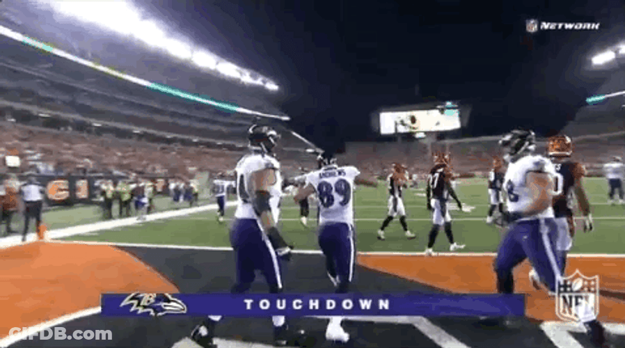 Baltimore Ravens Mark Andrews Team Celebration GIF