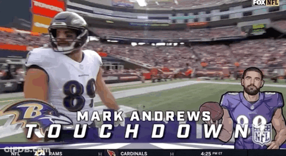 Baltimore Ravens Mark Andrews Touchdown Celebration GIF