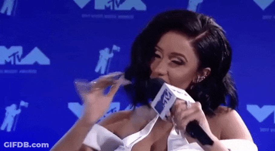 Bam Sassy Cardi B GIF