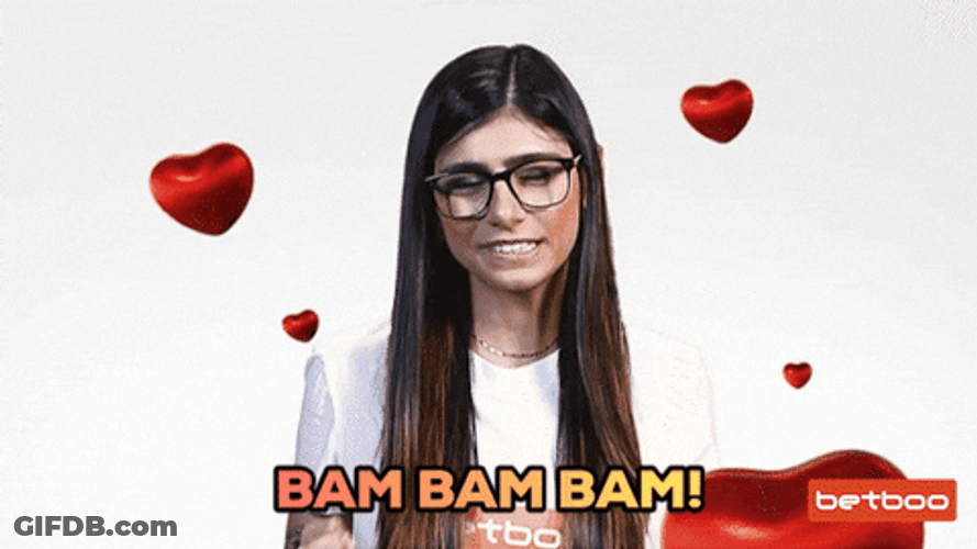 Bam Sexy Actress Mia Khalifa GIF