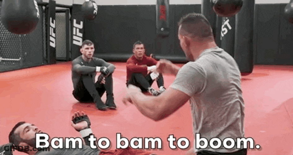 Bam To Boom UFC Training GIF