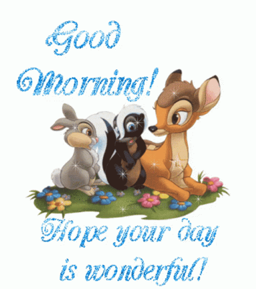 Bambi Disney Good Morning GIF