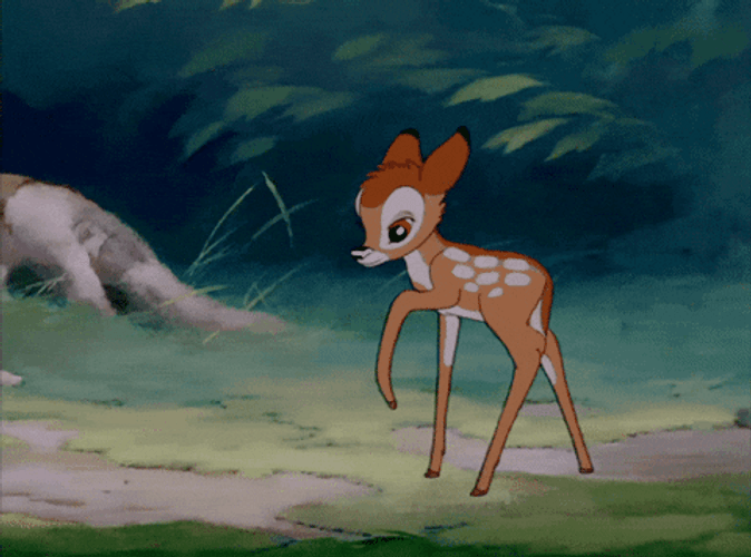 Bambi Walking GIF