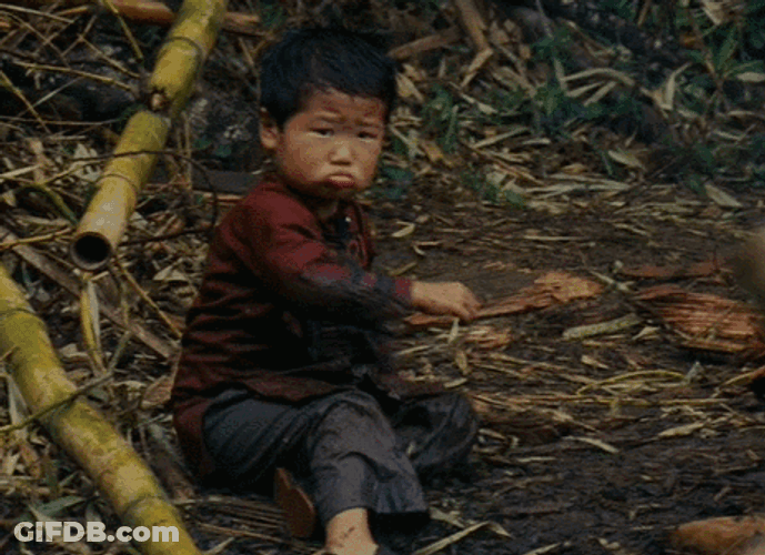 Bamboo Sad Kid GIF