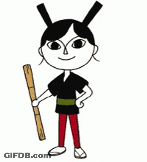 Bamboo Tekka No Makichan GIF