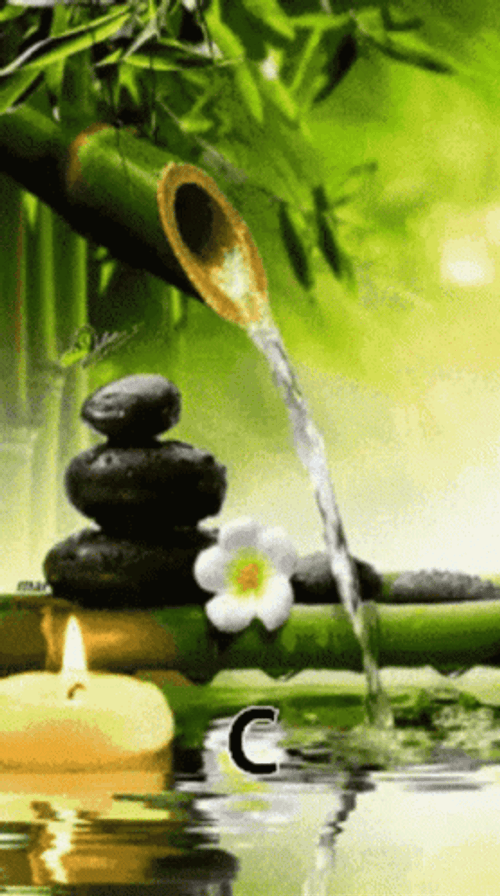 Bamboo Water Fountain GIF