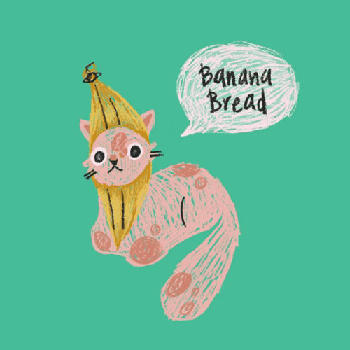 Banana Bread Banana Cat Meme GIF