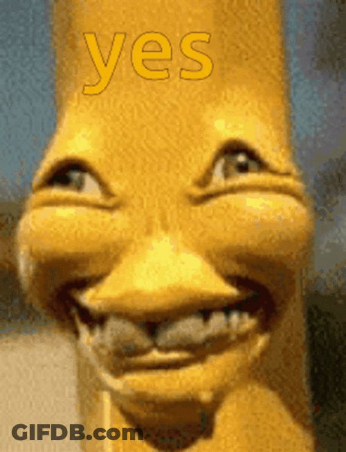 Banana Can't Hold On Meme GIF