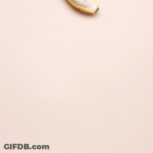 Banana Peel Painted Back Meme GIF