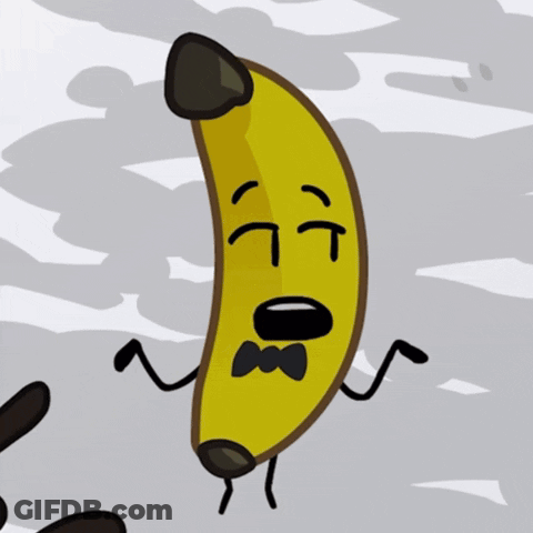 Banana With Bow Tie GIF