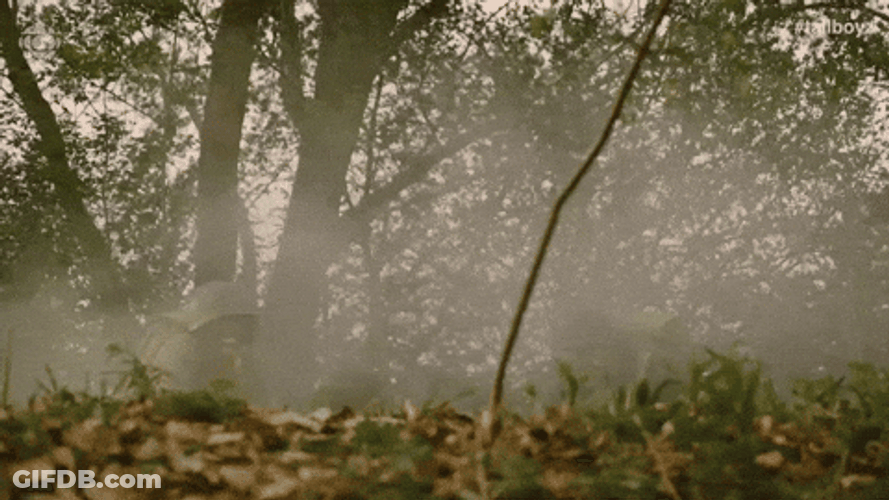 Band Of Brothers Attacking With Smokey Effect GIF