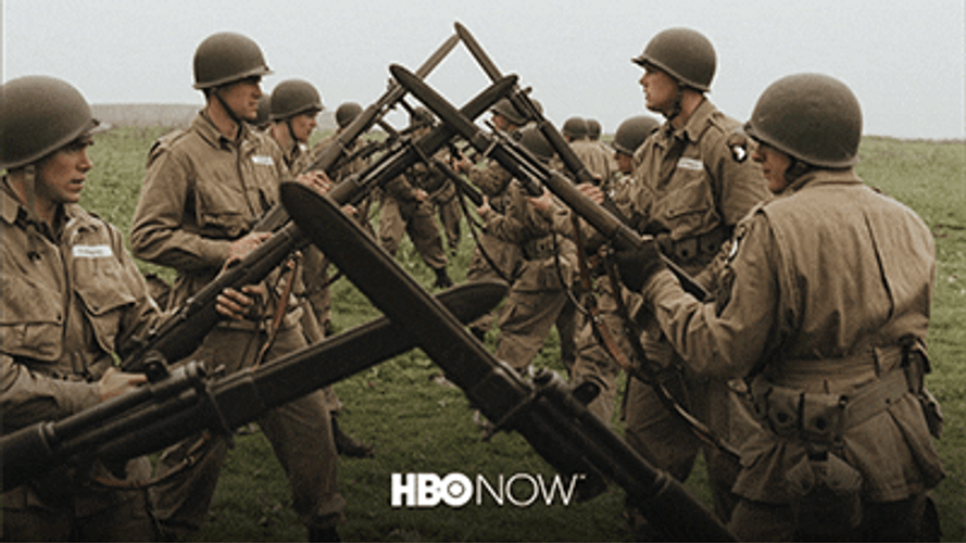 Band Of Brothers Rifles Fencing GIF