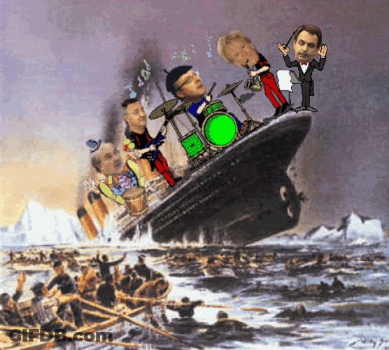 Band On Sinking Ship GIF