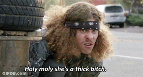 Bandana Man Holy Moly She's A Thick Bitch GIF