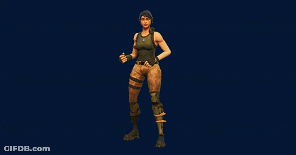 Bandolette Doing Fortnite Default Dance GIF