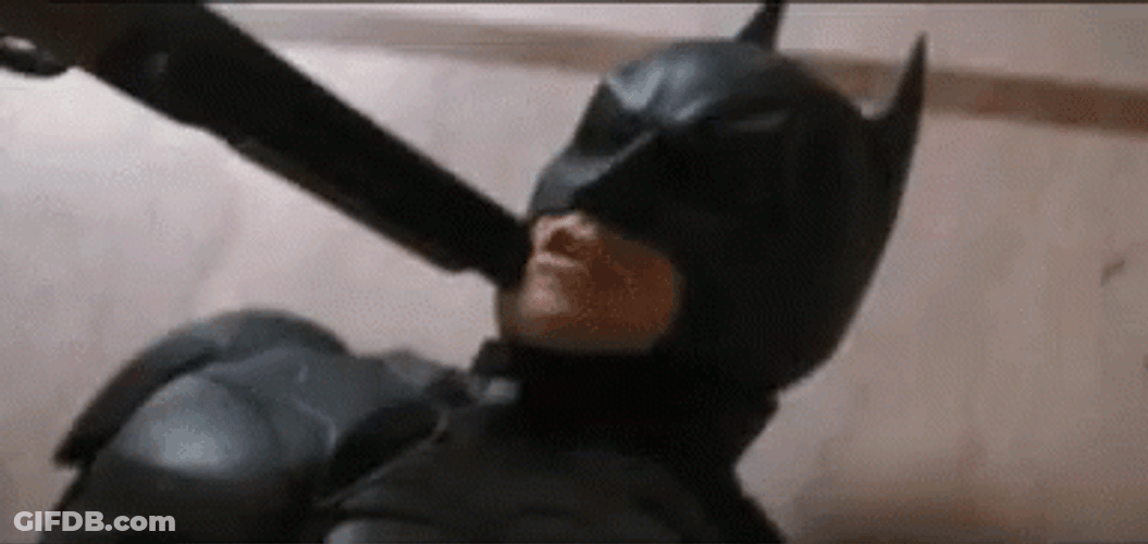 Bane Defeats Batman GIF