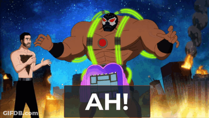 Bane It's Not Anyways It's Anyway GIF