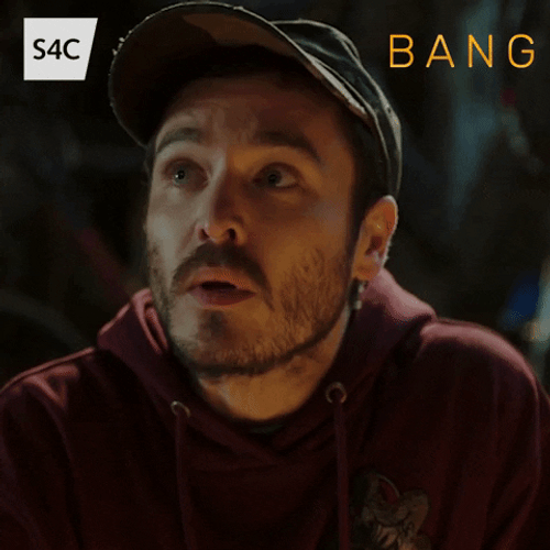 Bang Alexander Vlahos Awkward Reaction GIF