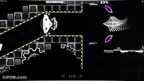Bang Bang Game Screenshot With Blue Face GIF