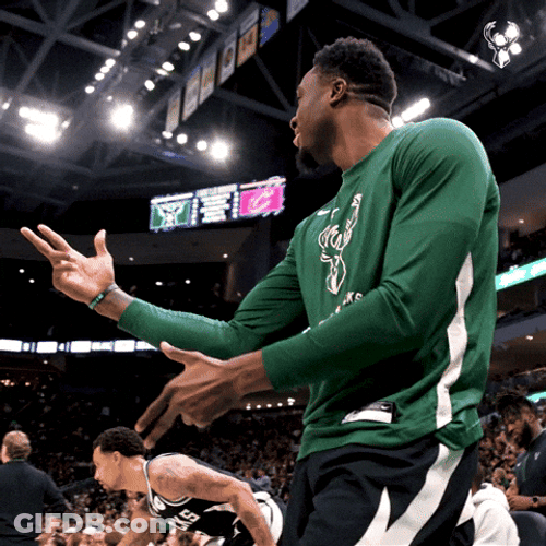 Bang Finger Guns Playful NBA Player GIF