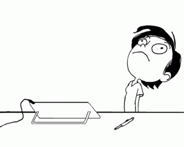 Bang Head On Desk Cartoon Boy GIF