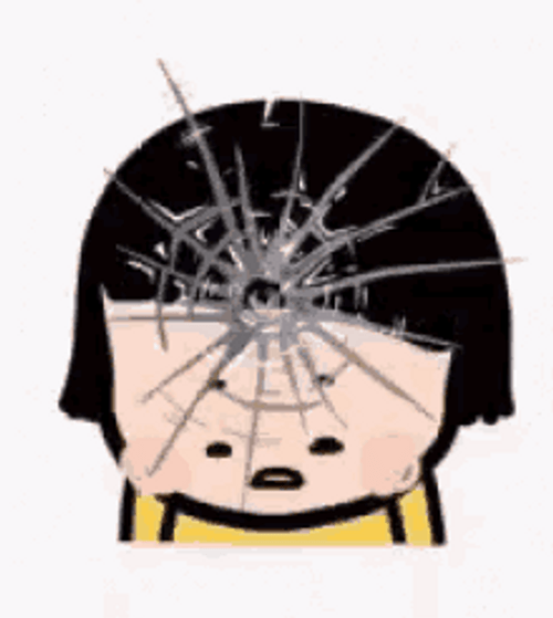 Bang Head Screen Crack GIF
