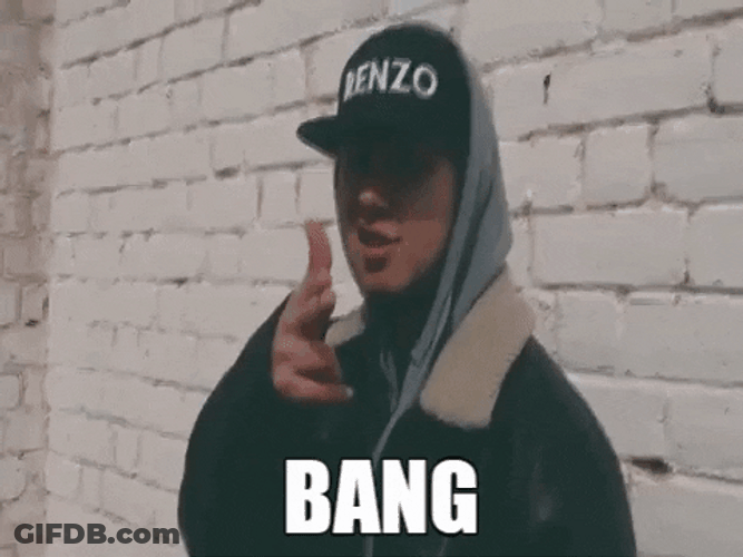Bang Lil Renzo Finger Gun GIF