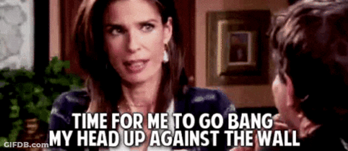 Bang My Head Against Wall Scandal Tv Series GIF