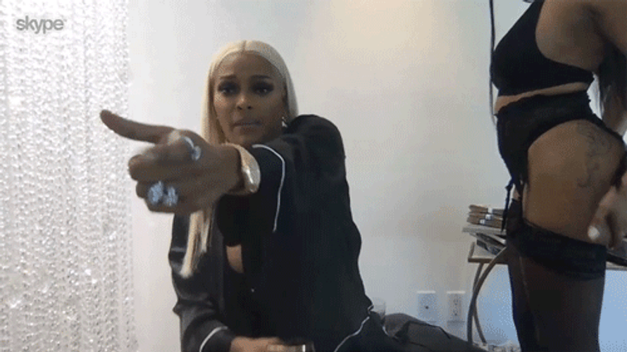 Bang Pretend Gun Firing Sassy Lady GIF