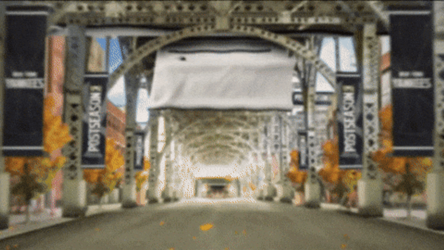 Banner Of Yankees After Win GIF