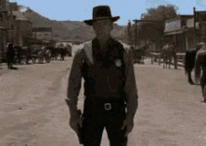 Bannock Marshal Jared Maddox Draw Gun GIF