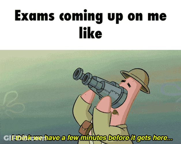 Bar Exam Coming SpongeBob SquarePants And Patrick Star GIF