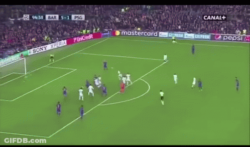 Bar Vs PSG Soccer Game On Channel + GIF