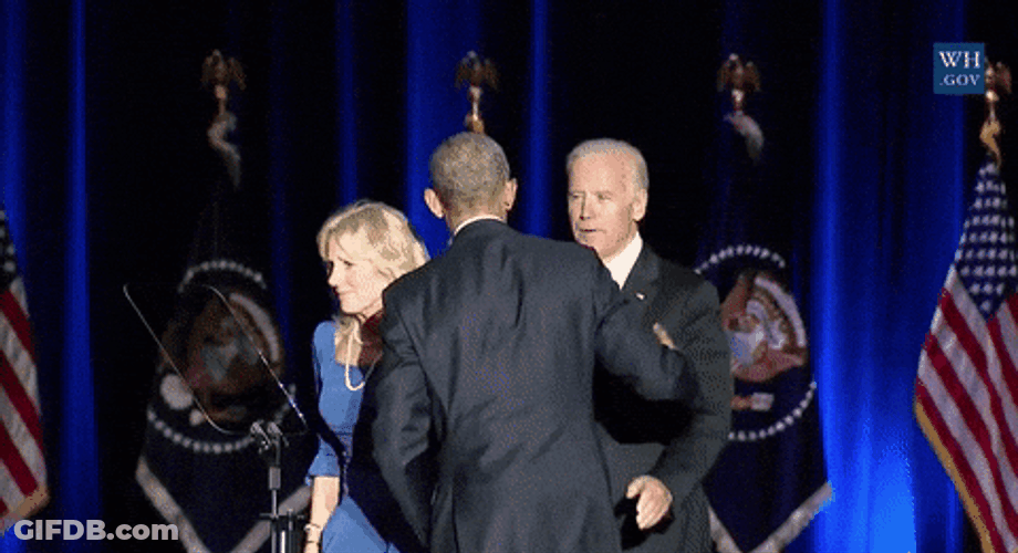Barack Obama And Joe Biden Besties GIF