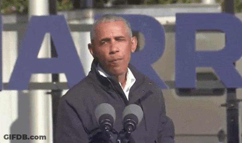 Barack Obama Frustrated Dont Boo GIF