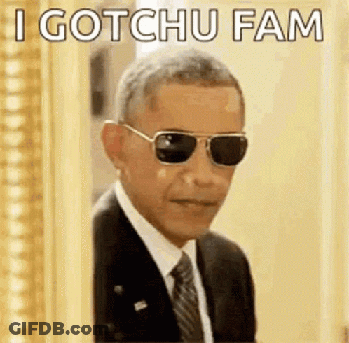 Barack Obama Wearing Sunglasses And Suit GIF