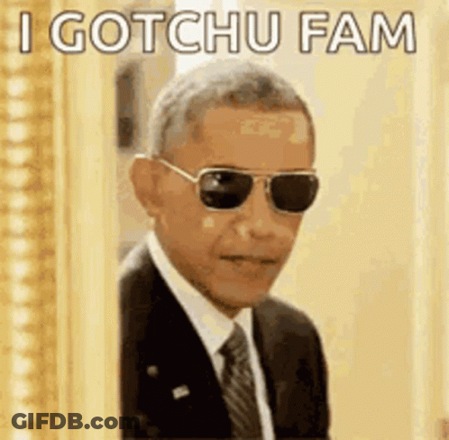 Barack Obama Wearing Sunglasses And Suit GIF