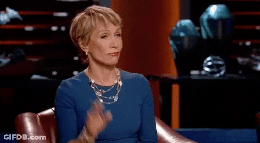 Barbara Corcoran Raise Hand GIF