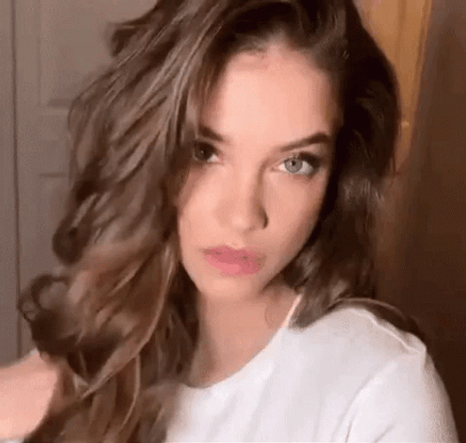 Barbara Palvin Smiling In To Camera GIF
