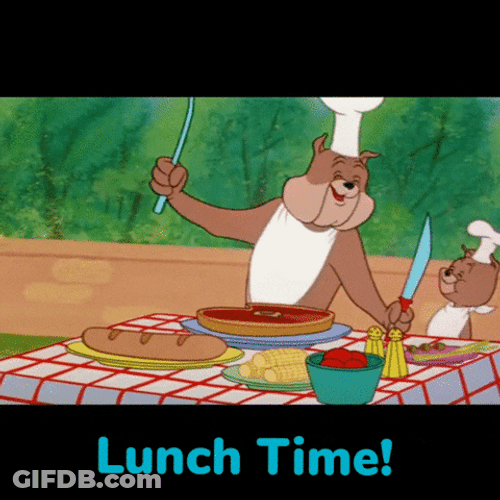 Barbecue Brawl Lunch Time GIF