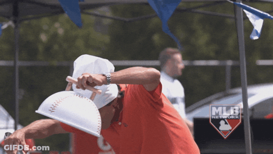 Barbecue Grill Party Happy Chef Offering Food GIF
