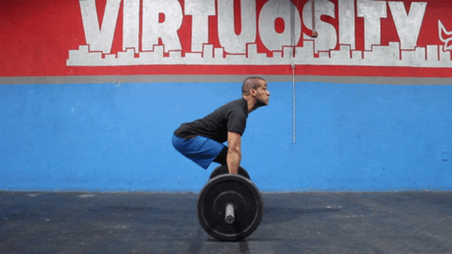 Barbell Deadlift Form Crossfit Workout GIF