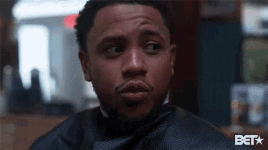 Barbershop Customer Oof Reaction GIF