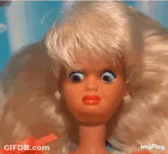 Barbie Disgusted GIF
