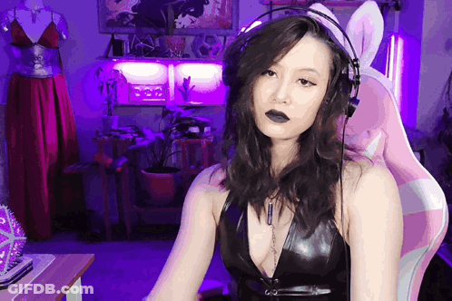 Barbie Doll And White Cat On Purple GIF