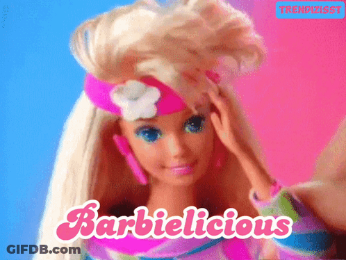 Barbie Doll With Barbilicious GIF