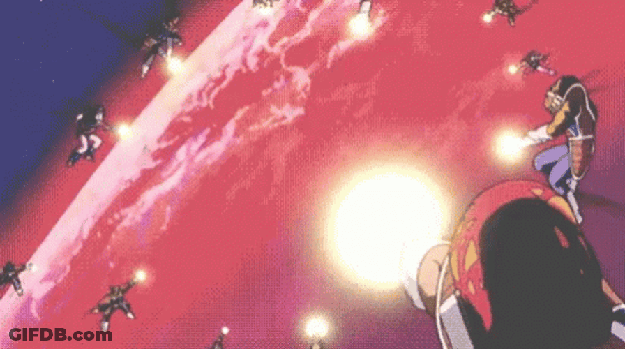 Bardock Explosion GIF