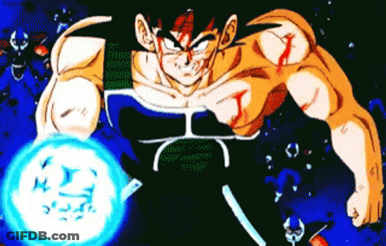 Bardock Fist Power GIF